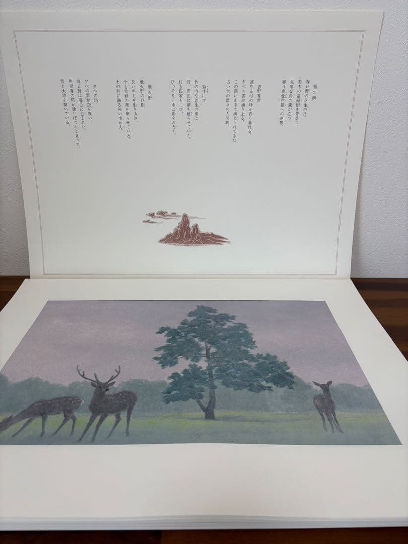 ☆極上品・希少品☆東山魁夷 自選習作集 「大和春秋」 作品集 定価40,000円