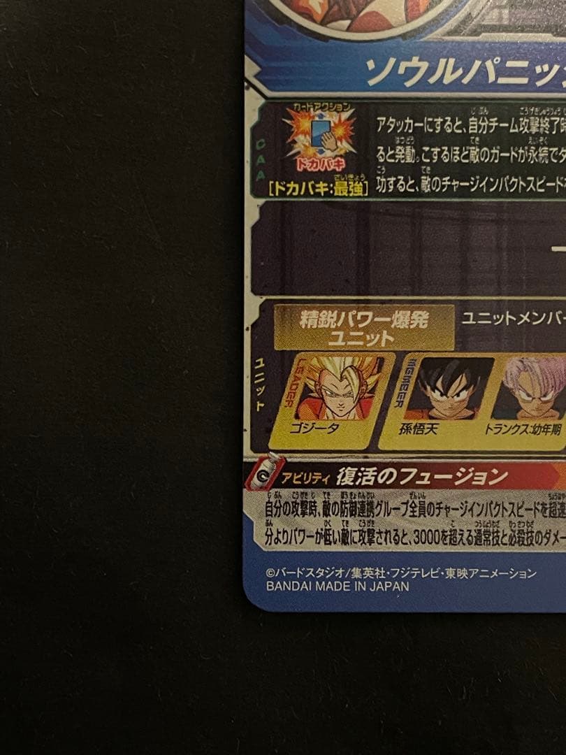 孫悟空 ゴジータ bm3sec3 bm6sec3