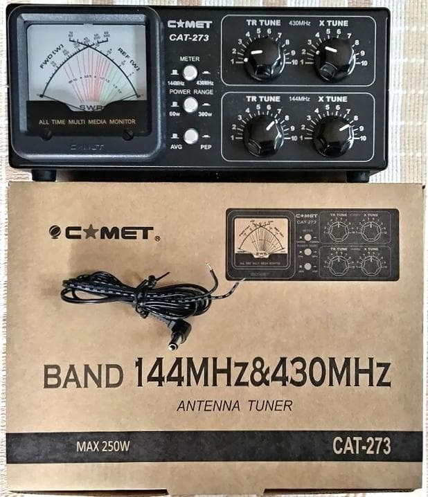 COMET CAT-273 144MHz/430MHzアンテナチューナー