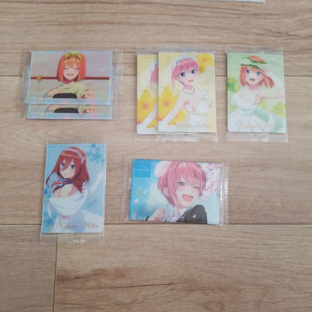 五等分の花嫁 アクリルスタンド 一番くじ缶バッジ クリアファイル ちょこのっこ
