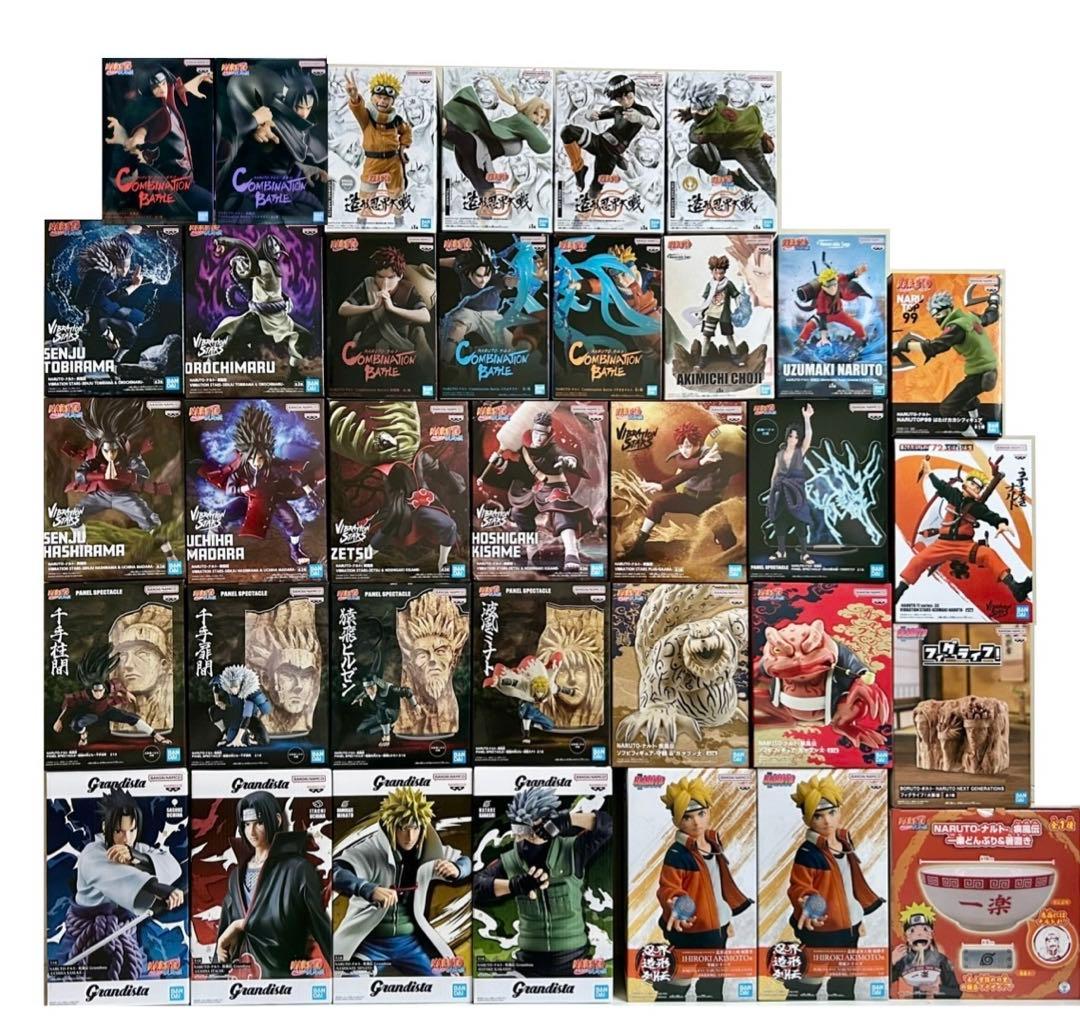NARUTOナルトフィギュア35点セットまとめ売り造形忍界大戦