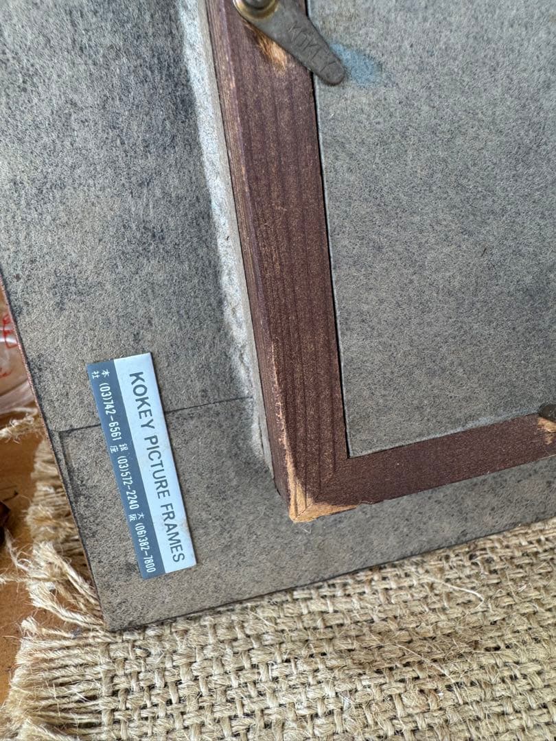 s*a様 花瓶のバラ 油彩画 金色フレーム付き