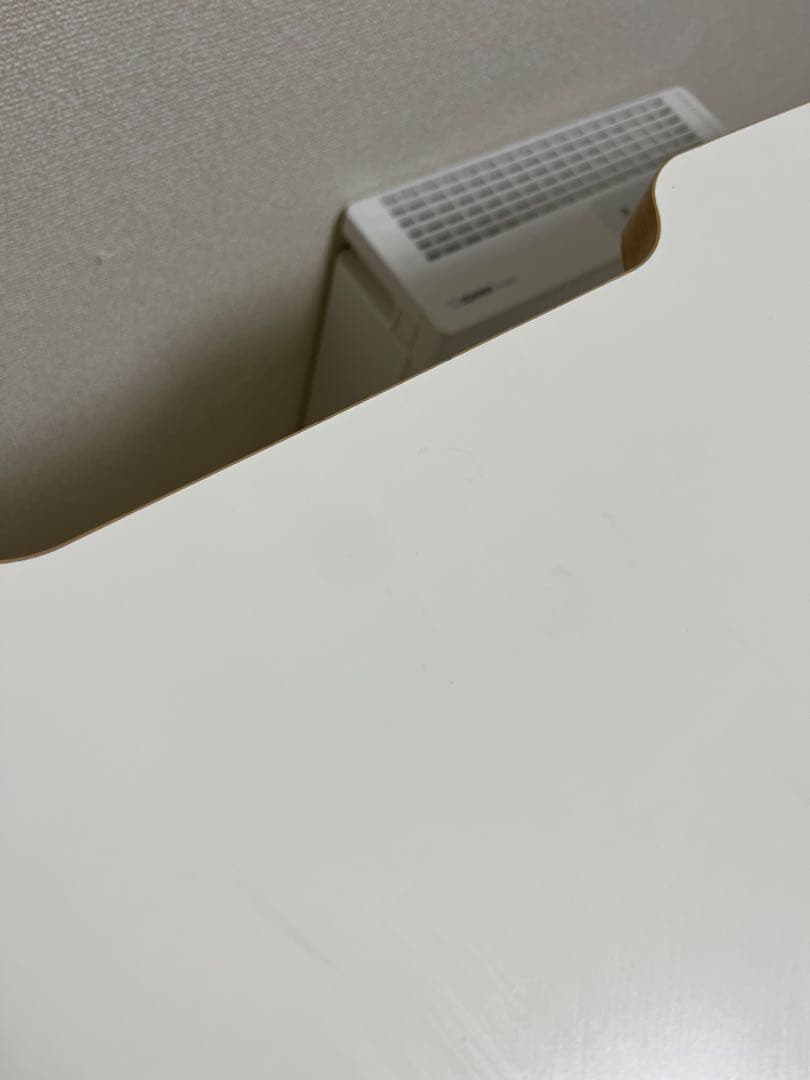 【引取り限定】JSFワークプラス　コンパスレッグデスク　ホワイト