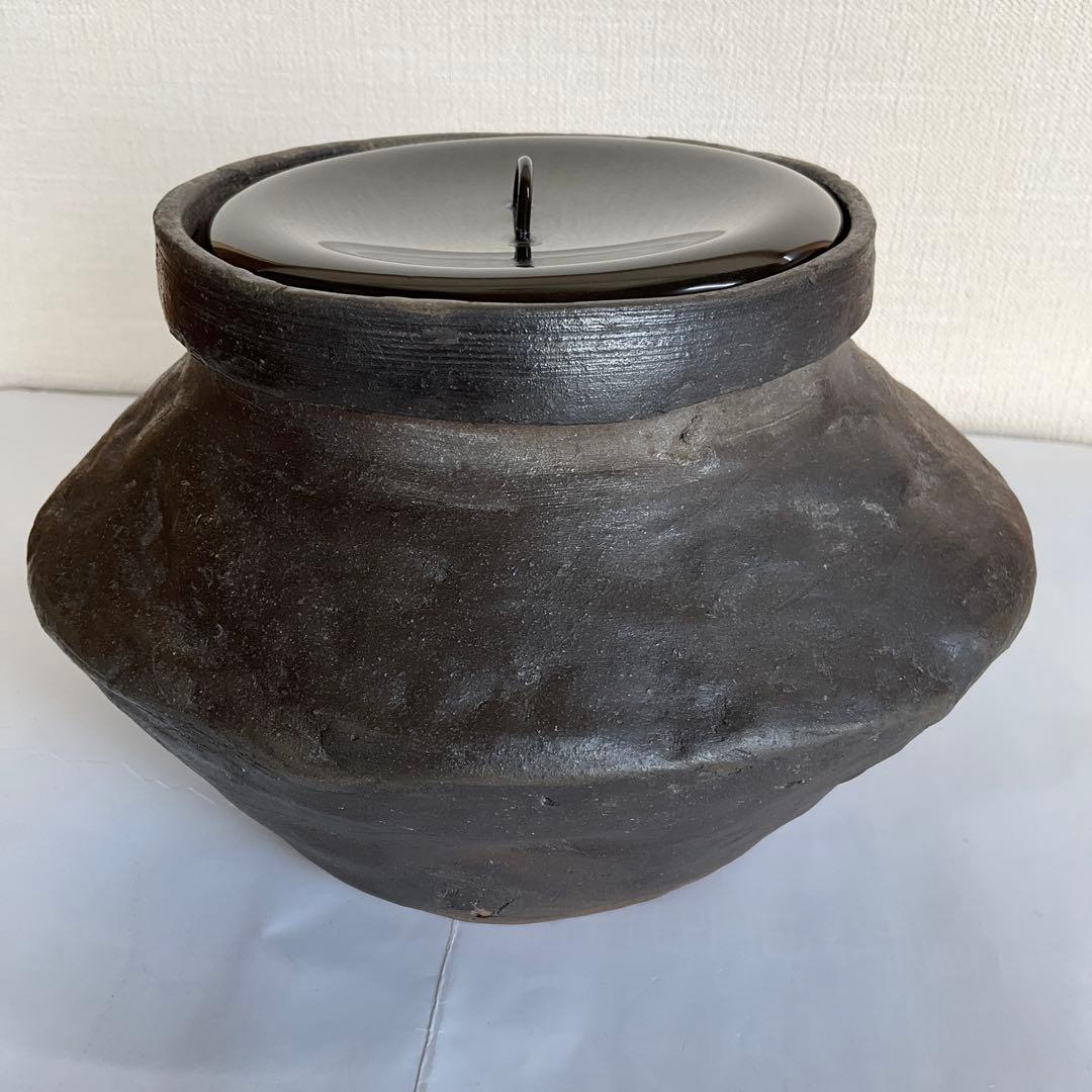 古常滑焼　算盤玉型水指　桃山〜江戸時代初期頃