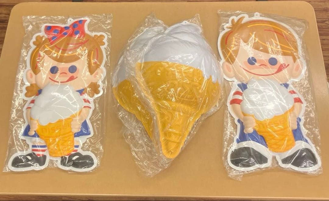【非売品】NISSEI ニックンセイチャン ソフトクリーム販促用看板　未使用品