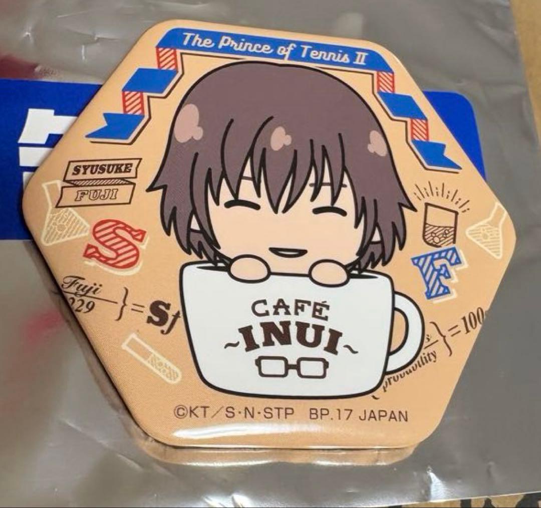 裕*様 【当時物】テニスの王子様　不二周助　シャイニングクリアカード　缶バッジ