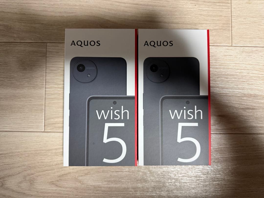 新品未使用品　AQUOS wish5 SH-52F 一括購入残債無し　2台セット