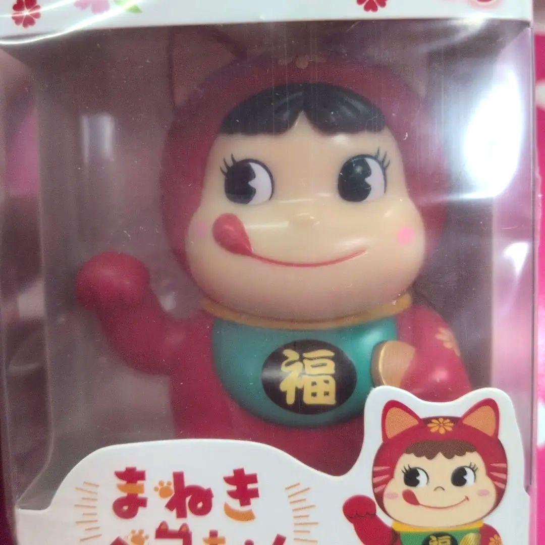 不二家ぺこちゃん　まねきぺこちゃん紅白　縁起ぺこちゃんセット販売　新品