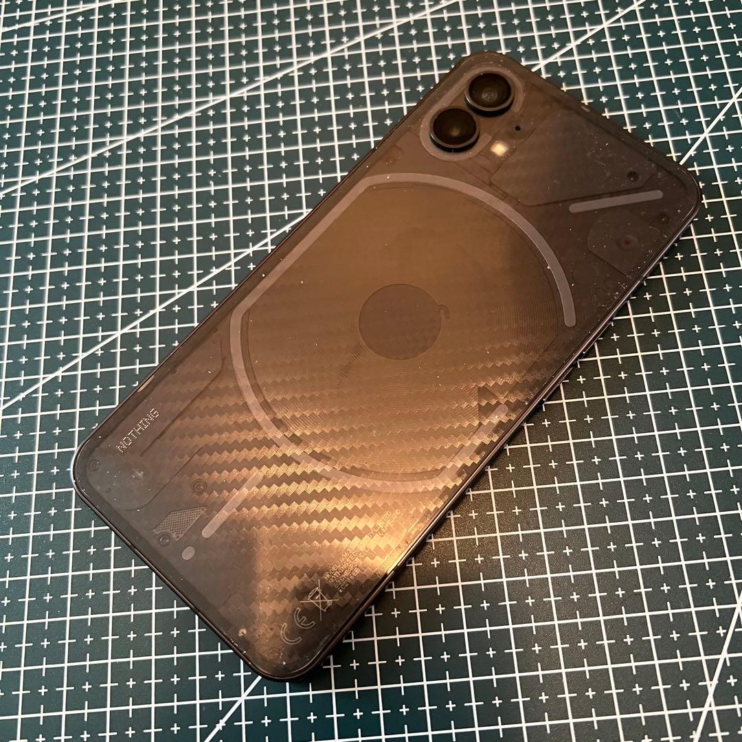 かなり綺麗　nothing phone 1 黒　12GB+256GB