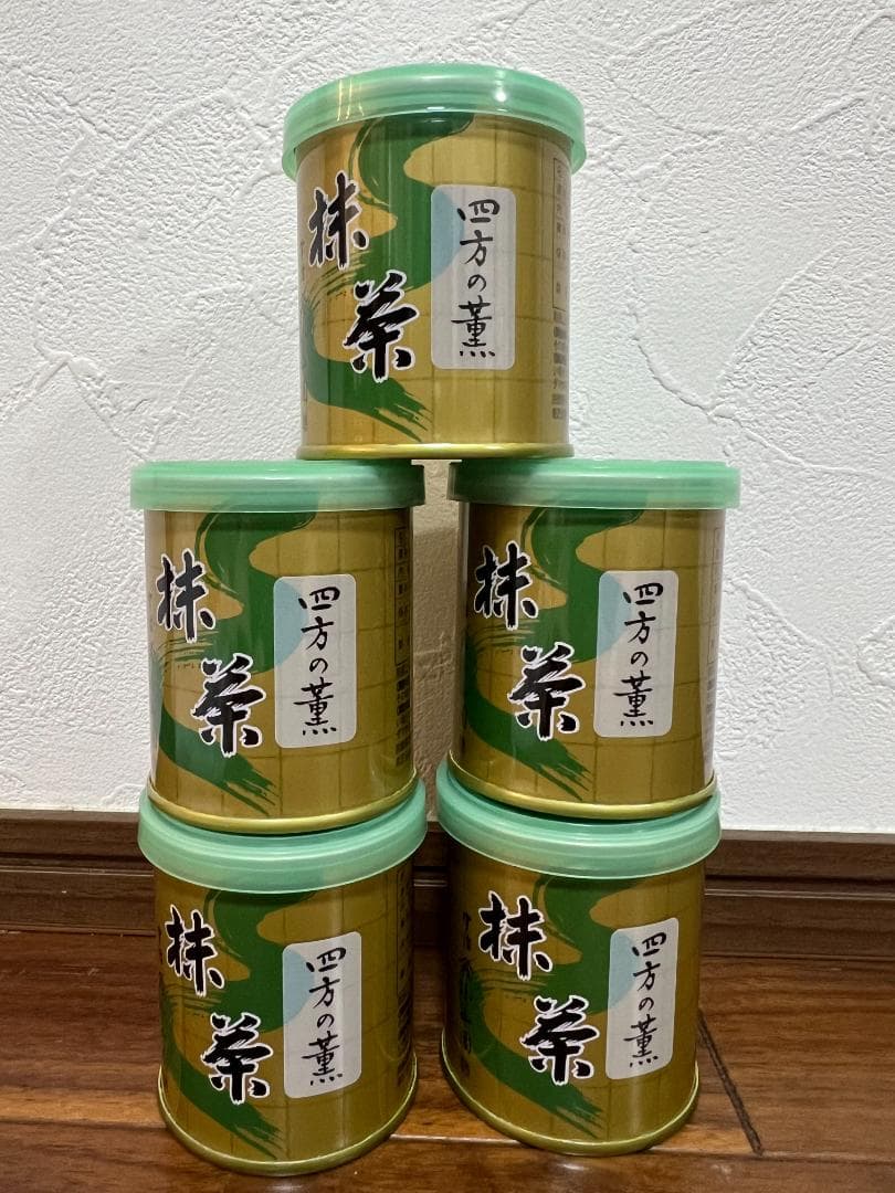 宇治抹茶　山政小山園　四方の薫30g×5缶