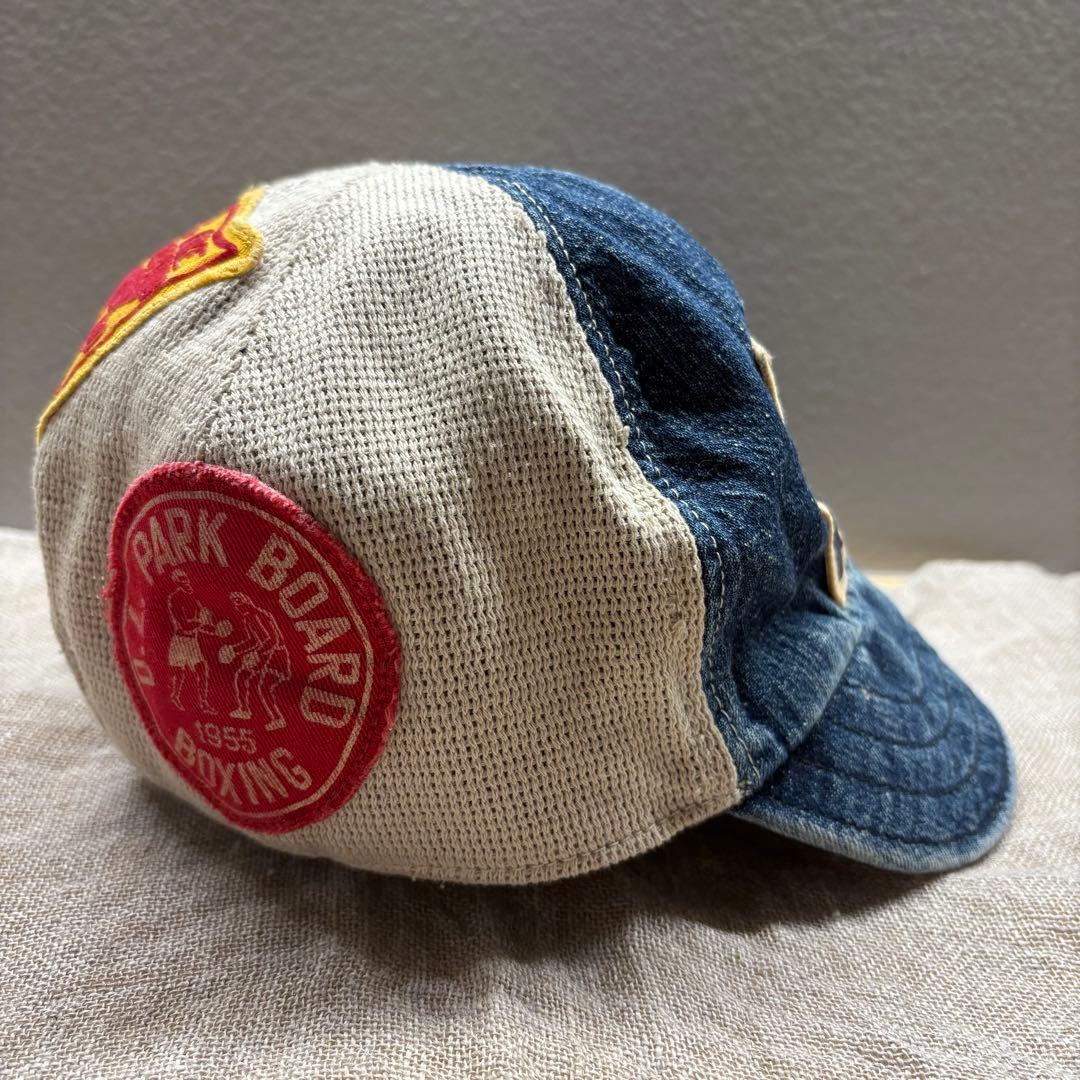 デニム&ダンガリー　ワッペン　パッチ　デニムメッシュキャップ　サイズ58