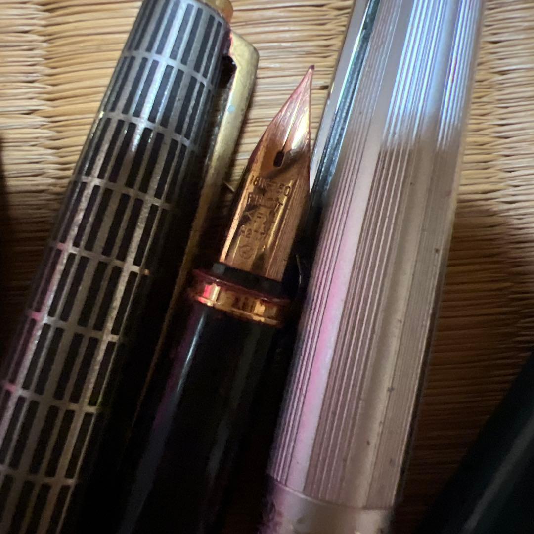 k18 万年筆　文房具　6本セット　k18wg