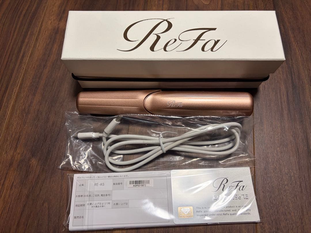 ReFa MTG ストレートヘアアイロン ローズゴールド フィンガーアイロン