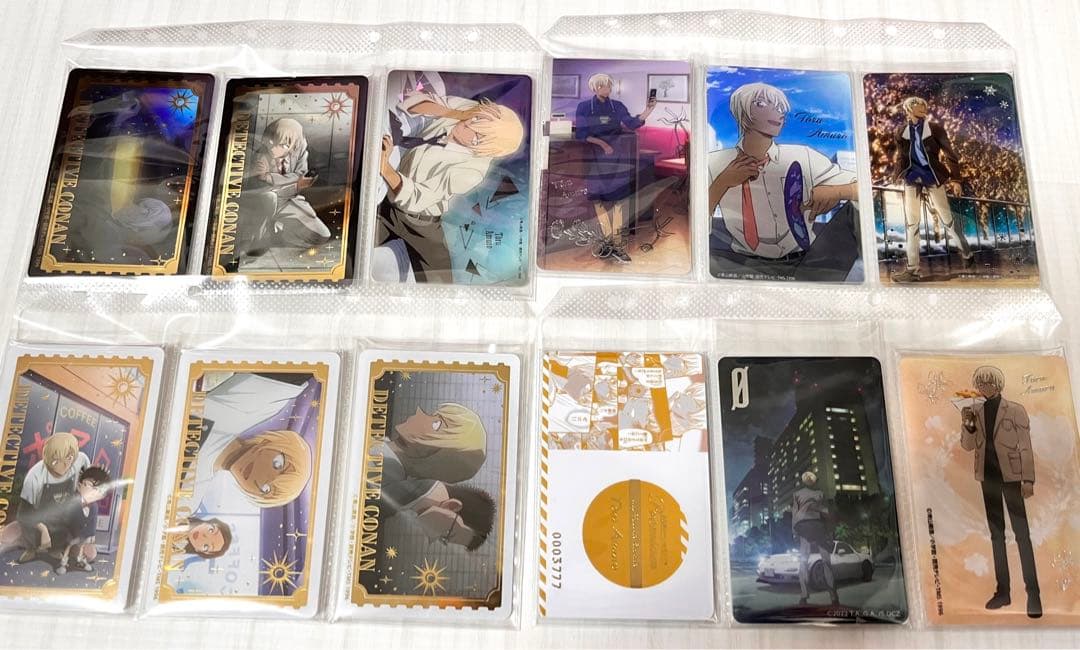 名探偵コナン トムス特典カード 安室透 赤井秀一