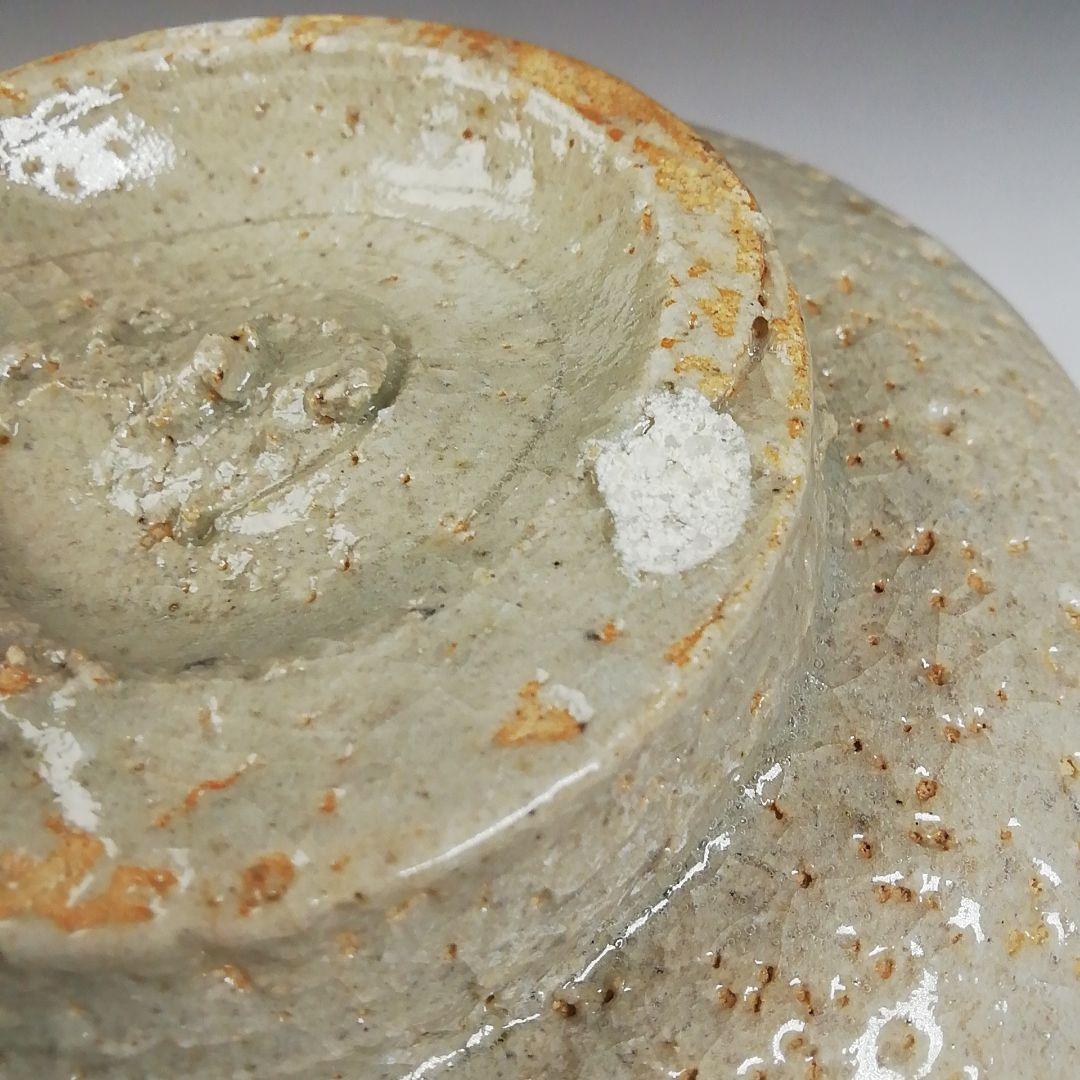 Ｔ４６３　茶碗　『御題　時』『福海窯　水野鉐一 作』　共箱　抹茶碗　茶道具