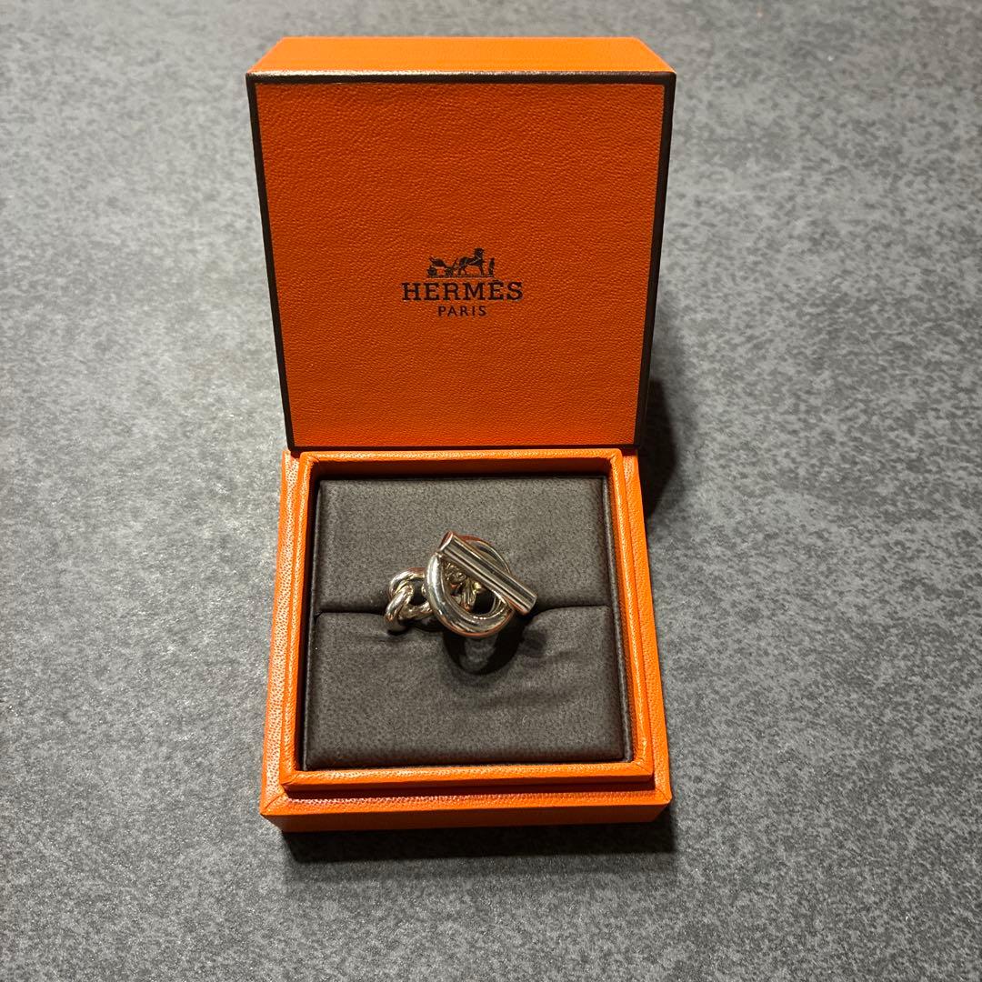 HERMES エルメス　クロワゼット　シルバーリング
