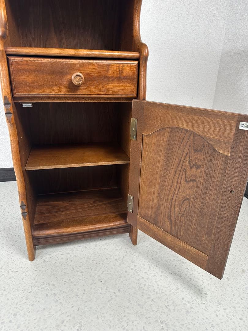 karimoku オールド カリモク コロニアル 電話台 花台 ※i4※