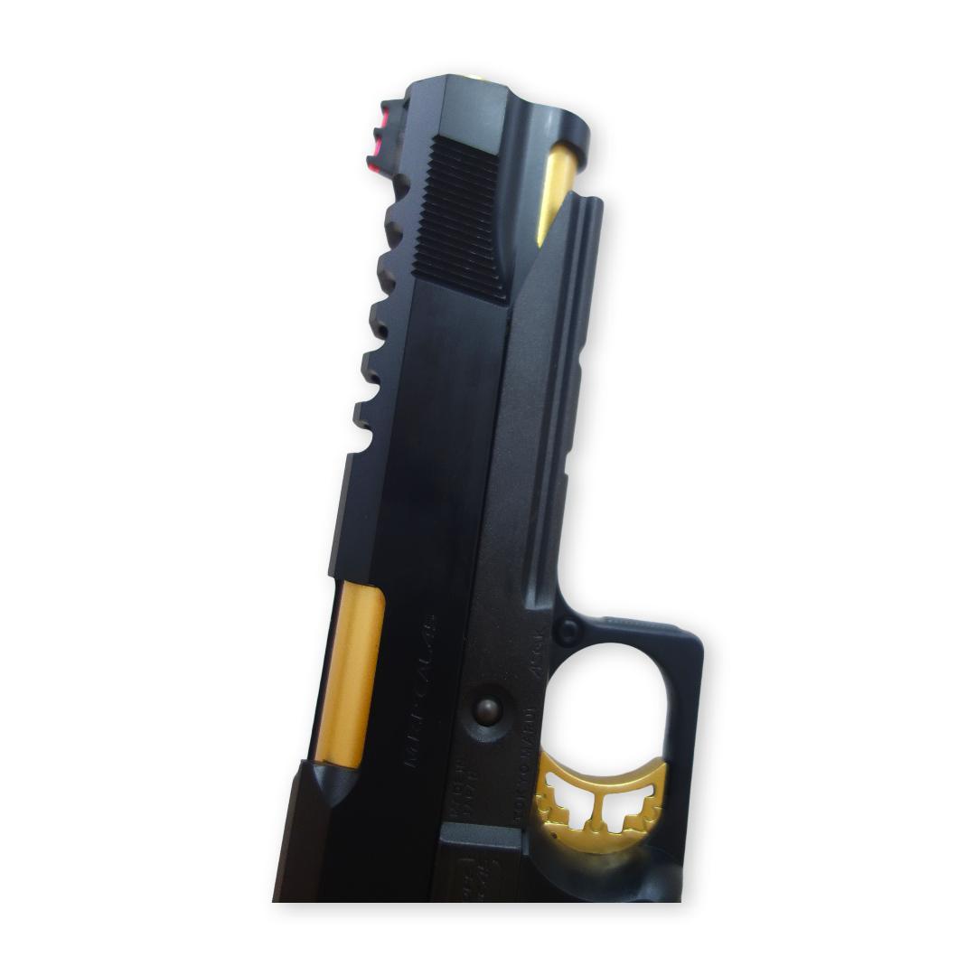 【美品】【カスタム】東京マルイ・ハイキャパ5.1　ゴールドマッチガスブローバック