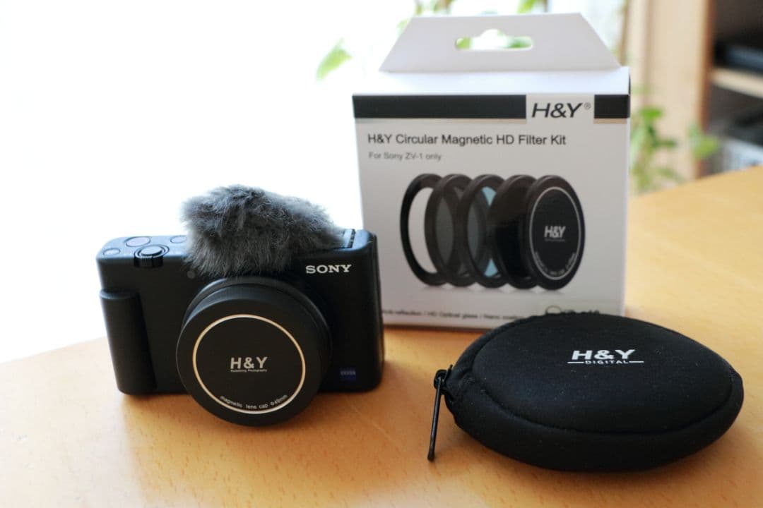 SONY ZV-1 デジタルカメラ H&Yフィルターキット付き