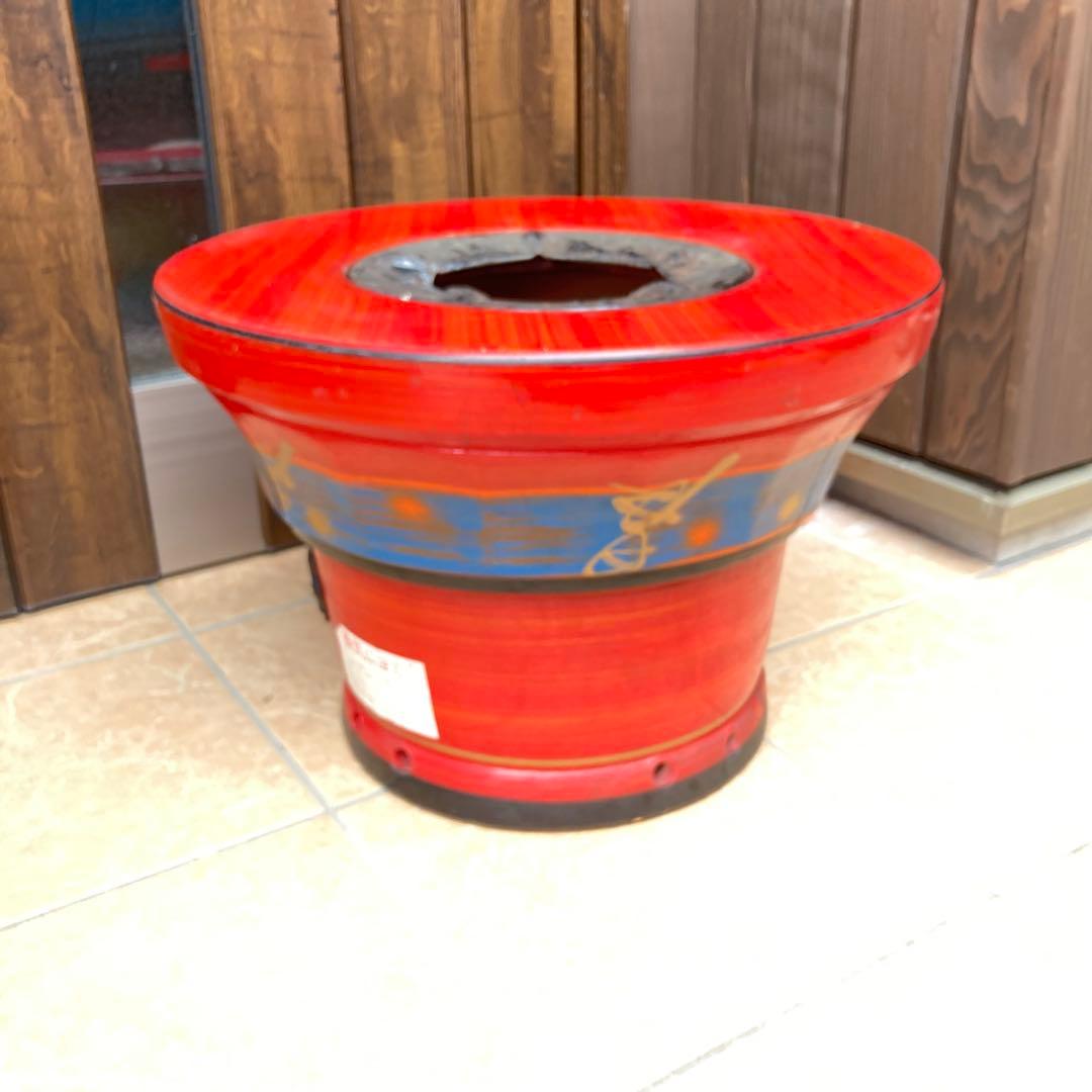 【昭和レトロ】金華煉炭火鉢 煉炭 ウロコボシ　古家具　キンカ