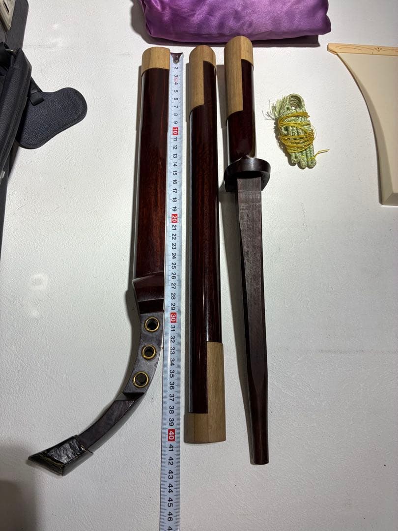 G）高級 三味線 K9 9金 綾杉胴 ハードケース付き