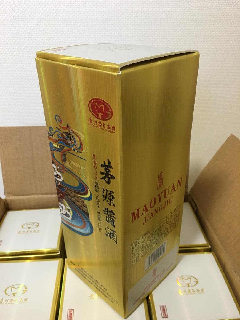 AE)貴州茅台集団2021年制茅源醤酒醤香型白酒 金醤53%500ml*6本