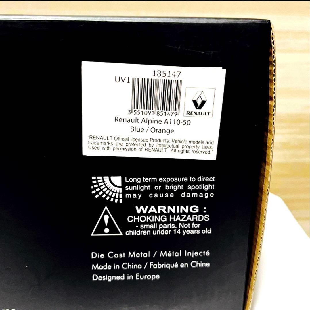 ノレブ1/18 ルノー アルピーヌ A110-50 2012コンセプトカー