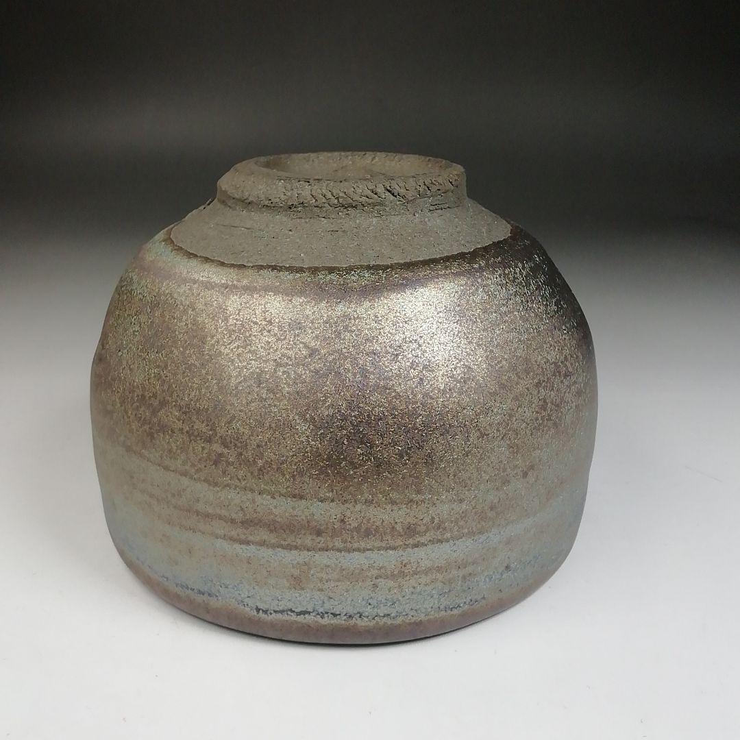 Ｗ５８　茶碗　『鐵釉　茶碗』『佐々木禅 造』　共箱　抹茶碗　茶道具