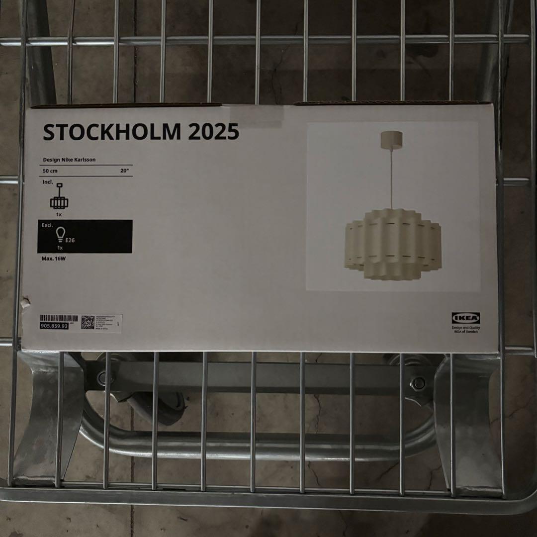 【新品未開封】 IKEA イケア ストックホルム 2025 ペンダントランプ