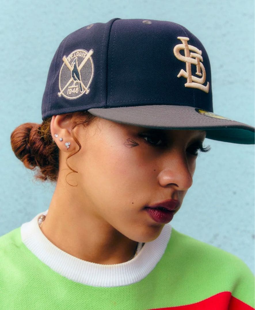 あ*ー様 THE CAP 59FIFTY TRADITIONAL NAVY カー