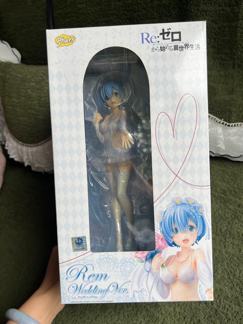 ファット 撮影のため一度のみ開封Re:ゼロ レム ウェディングドレス フィギュア