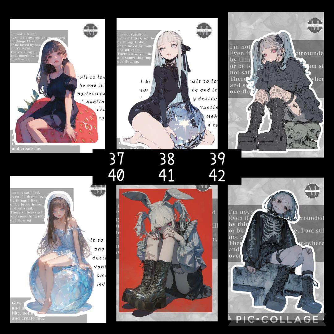 受付再開▶︎maniatelier/オリジナルステッカー