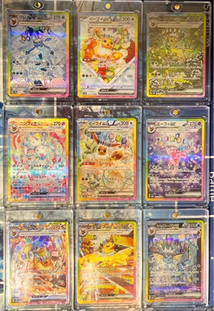 【極美品】テラスタルフェスex ブイズ　進化　ex sar 9点