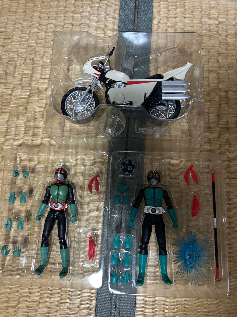 shf仮面ライダー旧1号　旧2号(魂ウェブ限定) 改造サイクロン　３個セット
