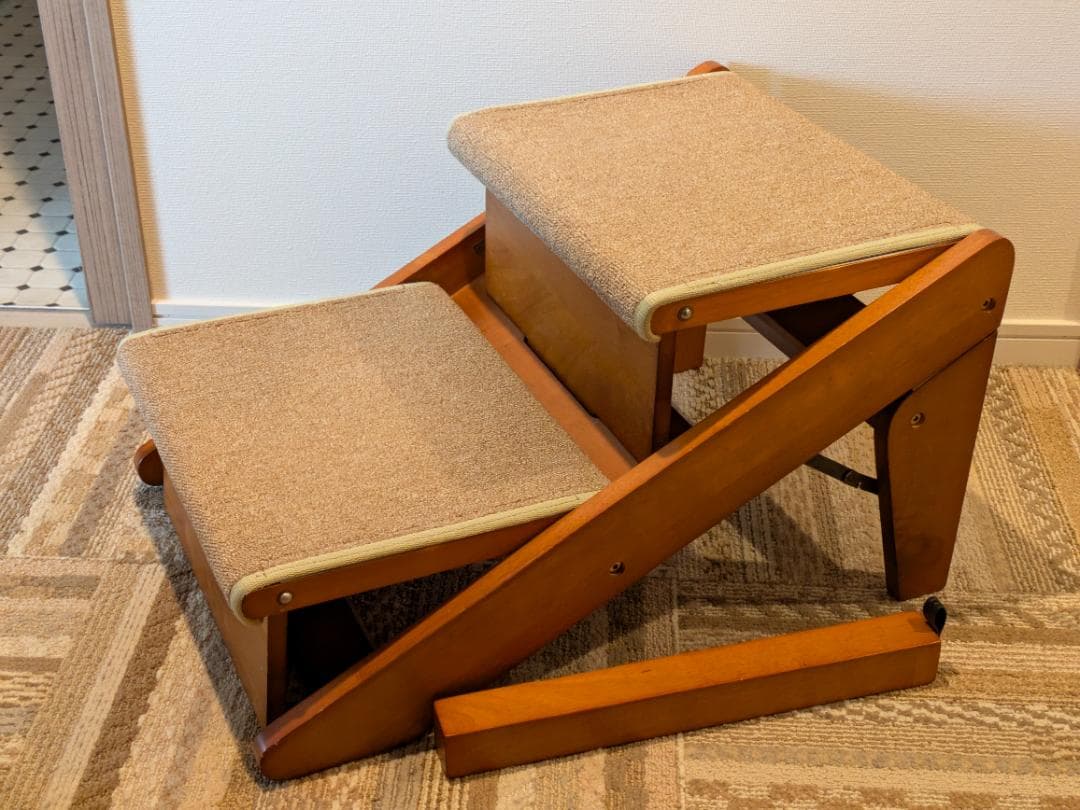 オーエフティ製　木製2wayステップ2段タイプ