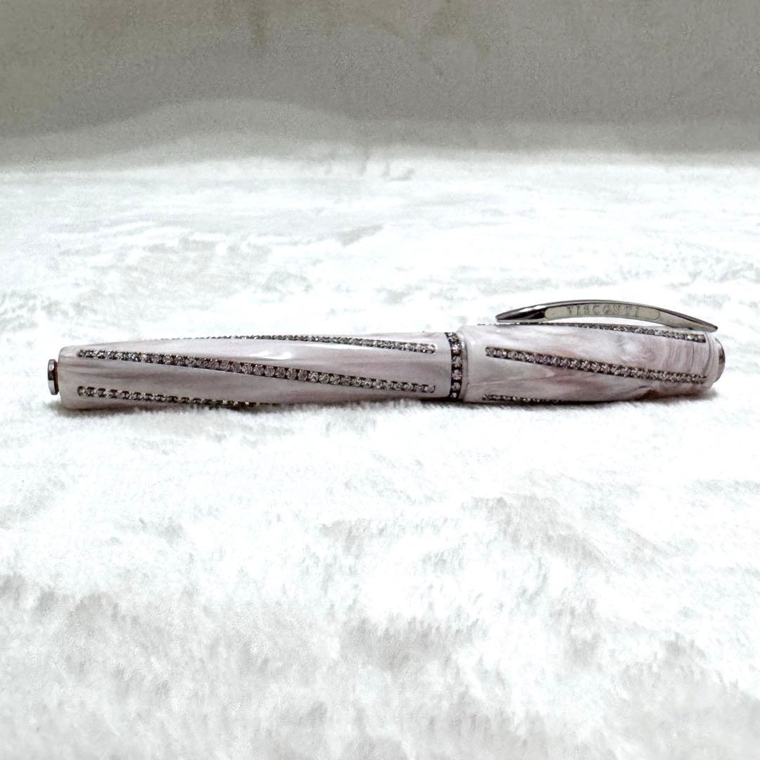 ＊美品＊ VISCONTI ディヴィーナロイヤル ローズパール 万年筆 F
