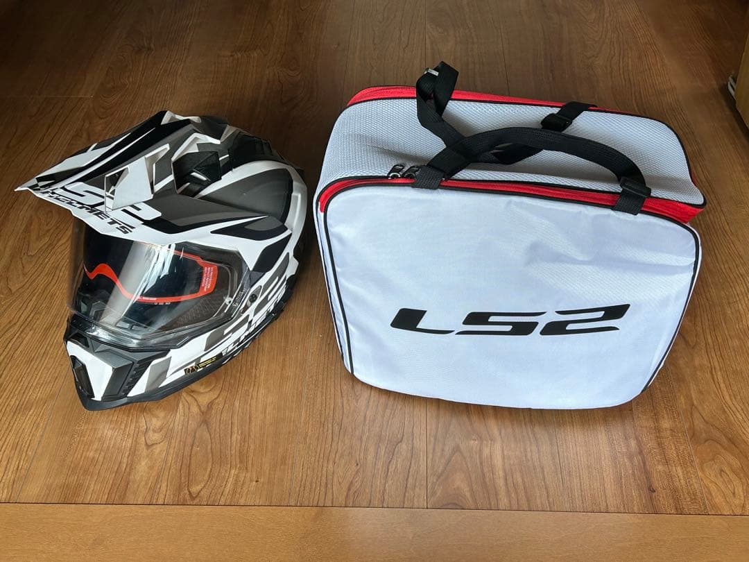 LS2 ヘルメット インナーバイザー付き Mサイズ MX701(2022モデル)