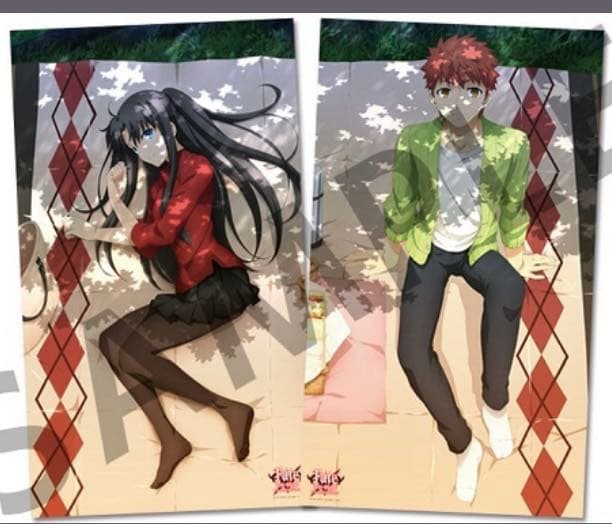 ufotableコミケFate/staynight 超ビッグ布ポスター　凛と士郎