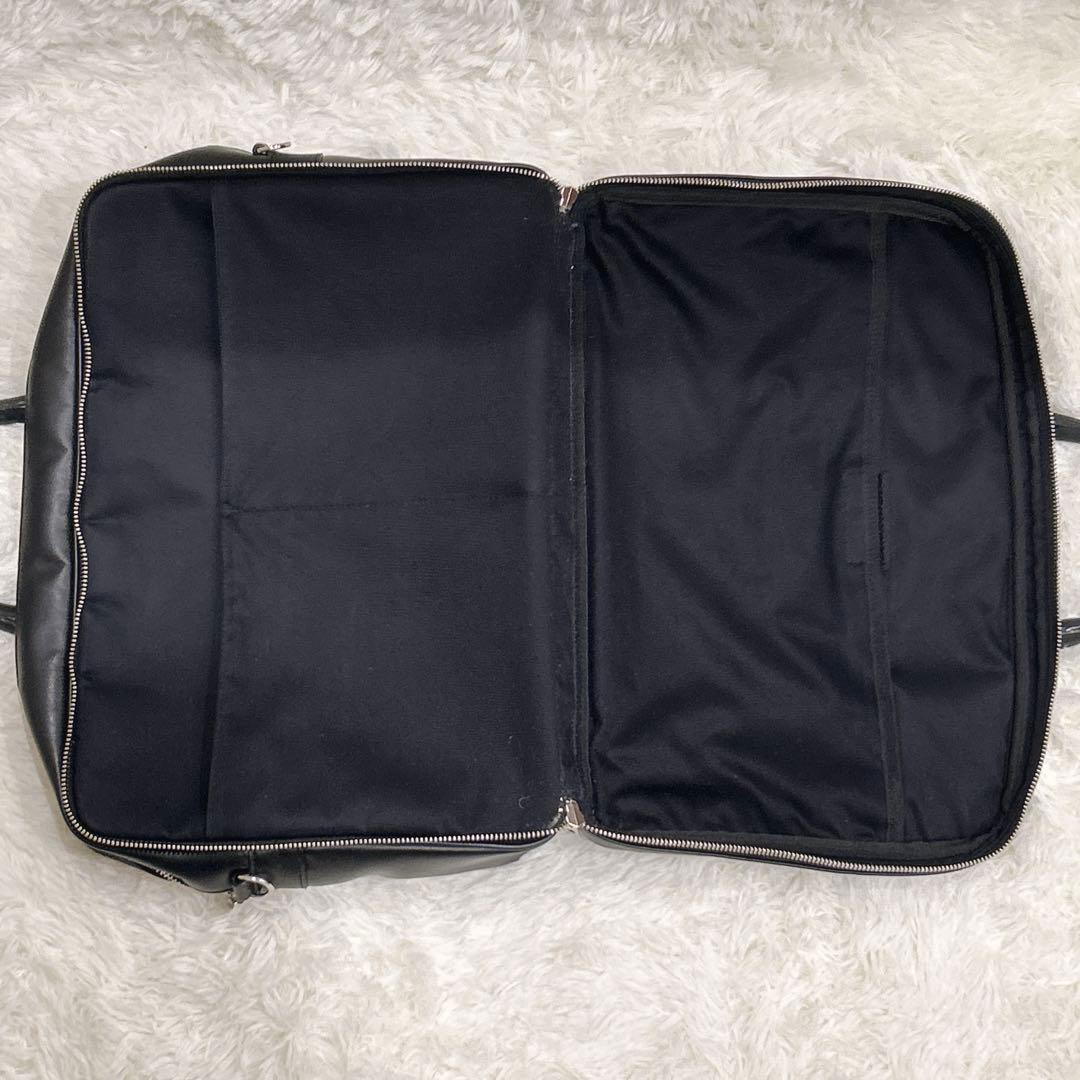 ポールスミス ビジネスバッグ ブリーフケース レザーブラック 2WAYショルダー