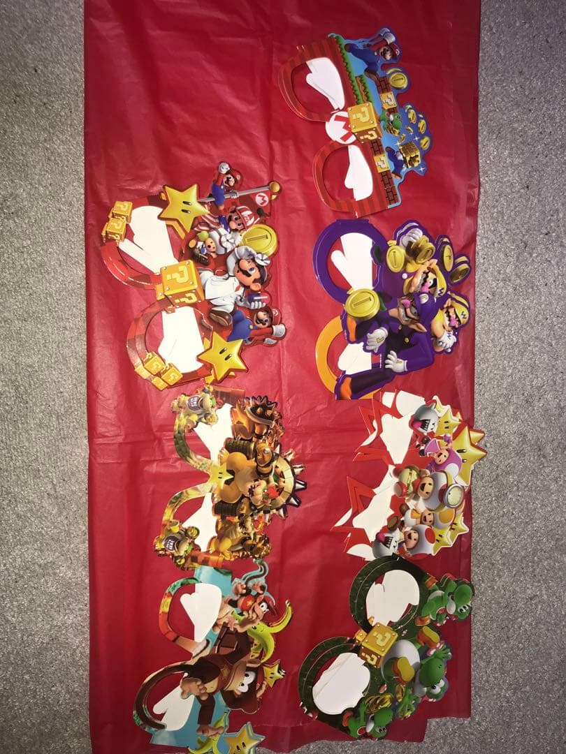 スパーマリオ　パーティー飾り