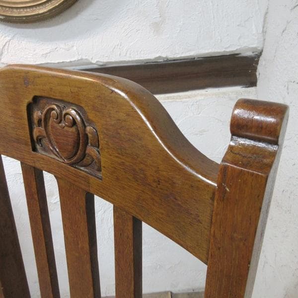 イギリス アンティーク 家具 ダイニングチェア 張りぐるみ椅子 英国 4107d