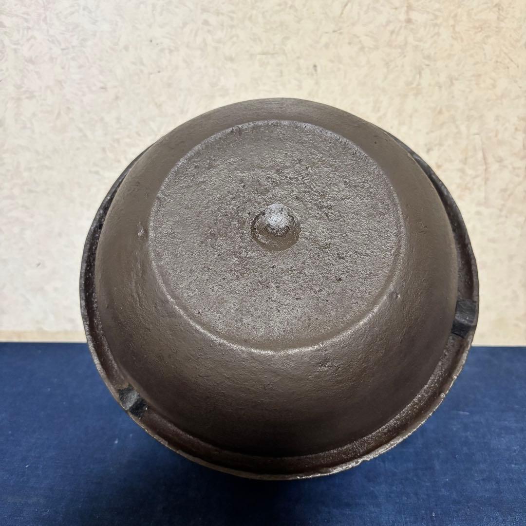 美品/炉釜/風炉釜/唐銅朝鮮風炉/野々田製電熱器/敷板/茶道具/お点前道具