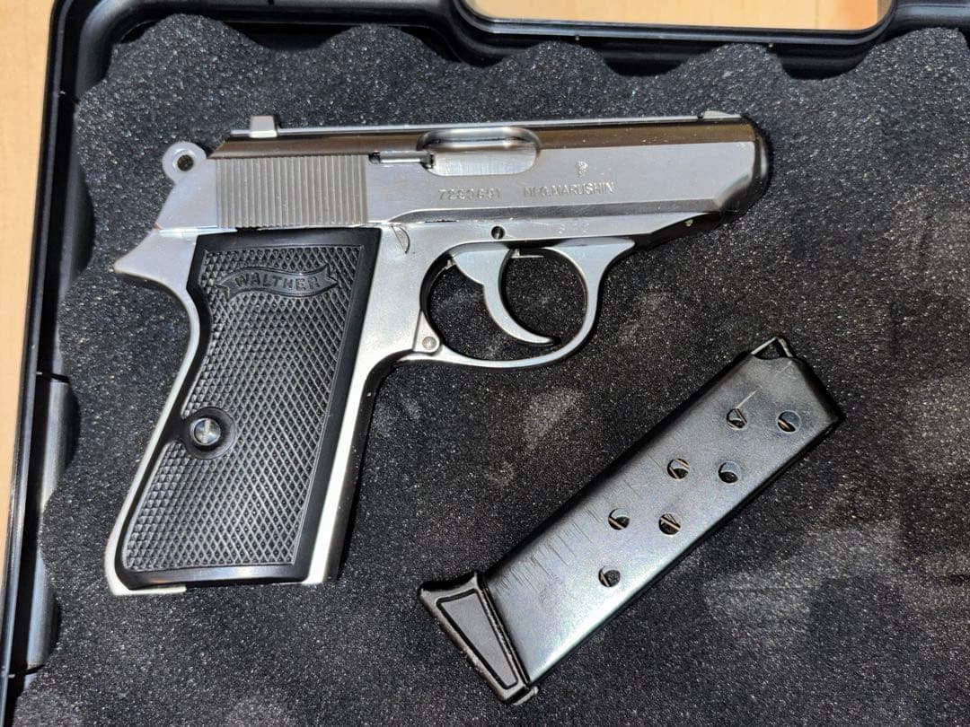 マルシン　ワルサーppk/s ABS　シルバー　未発火　組み立て済み品