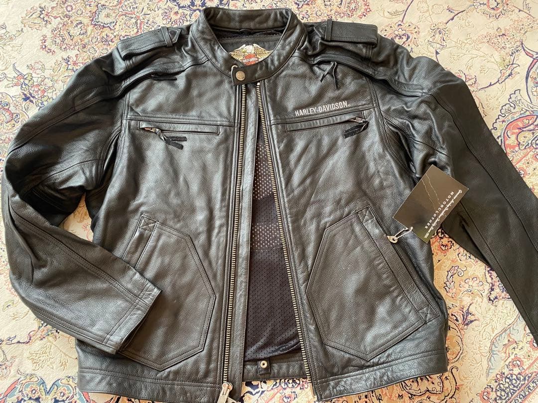新品未使用HARLEY-DAVIDSONレザージャケット 現品限り新年お年玉特価