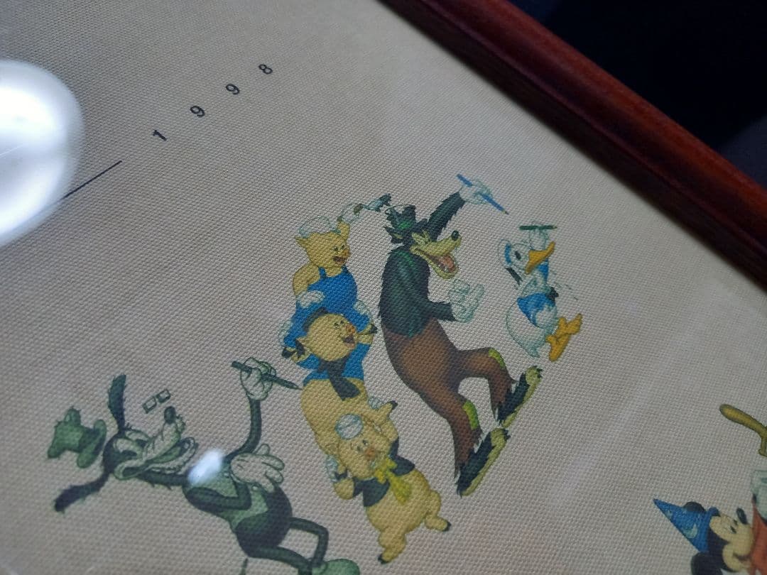 ディズニー 生誕　100周年　記念 1500枚限定　キャンバス　ポスター