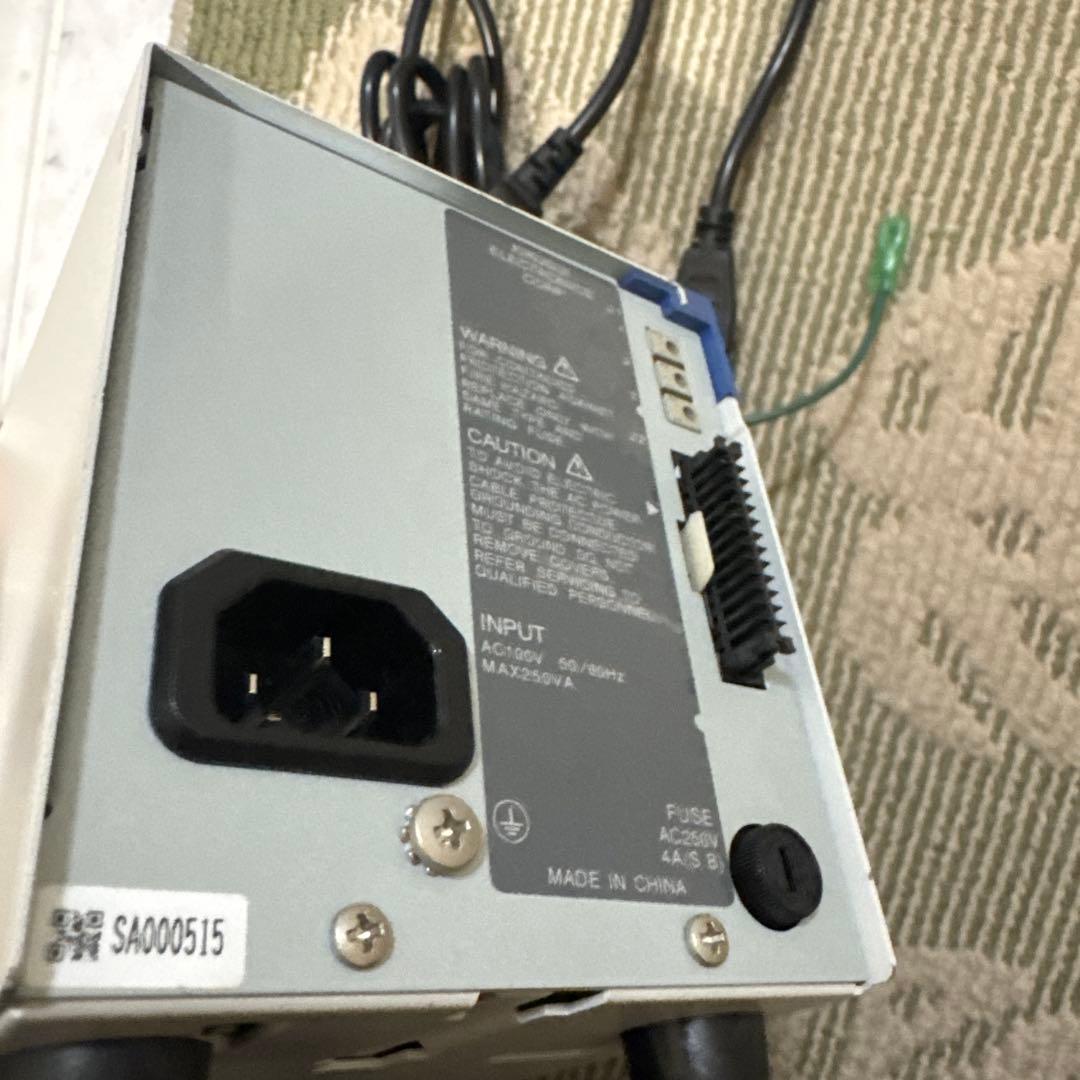 安定化電源【0〜350V, 0〜200mA】付属品追加　約3m2本線ケーブル有り