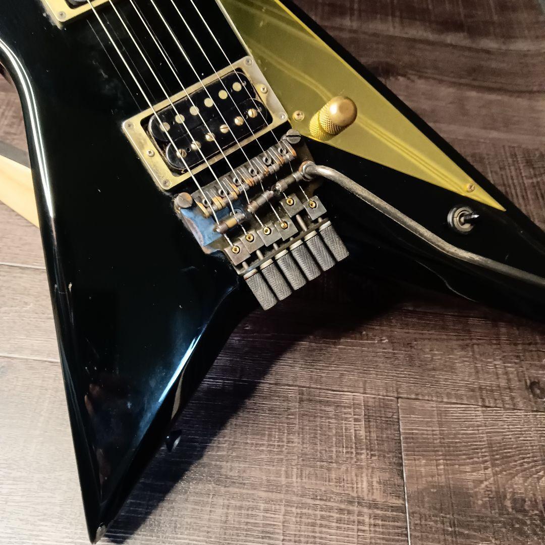 80s 廃盤 Greco DEVICE 変形エレキギター ランディ ケース付き
