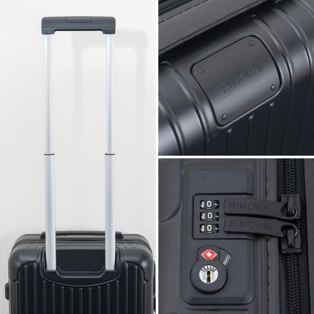美品 リモワ エッセンシャル キャビンS 34L 4輪 TSA 機内持ち込み 黒