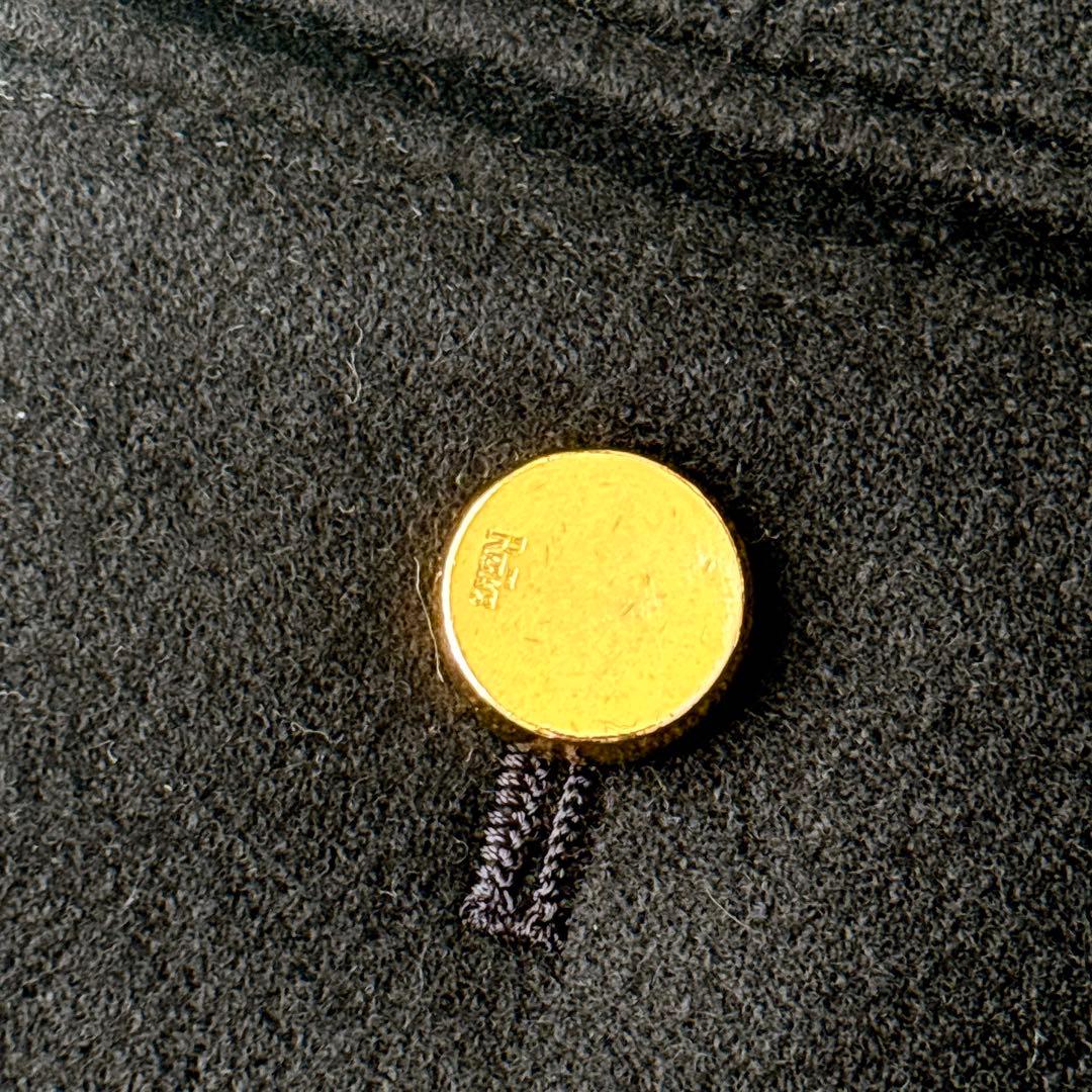 美品 ザリラクス グルカラップスカート 38 M ウール100% 金ボタン