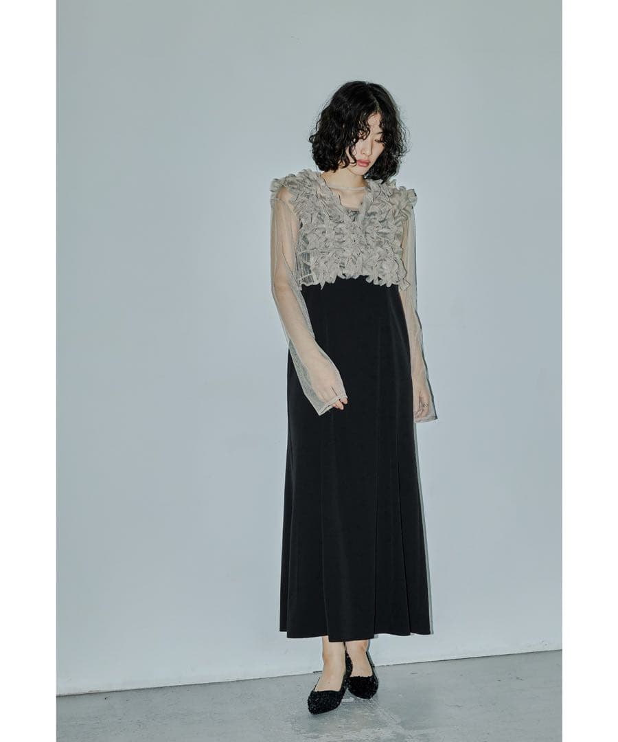 niana Many wayフリルドレス